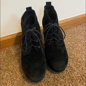 Ankle Bootie LaceUp Wedges